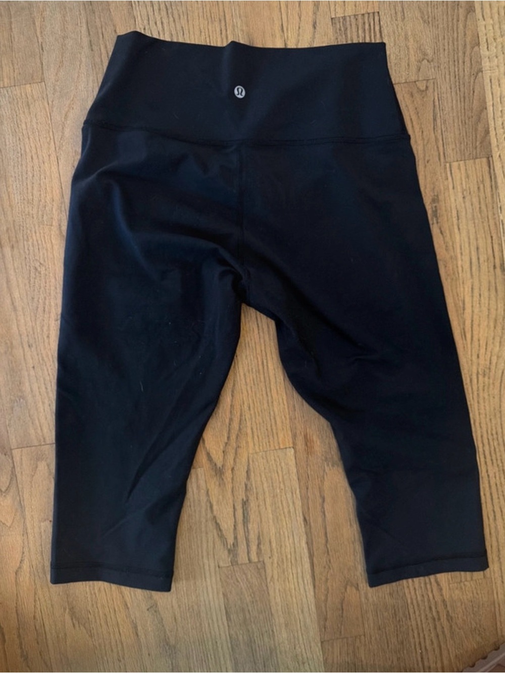 lululemon athletica Black Cropped High-Rise Leggings